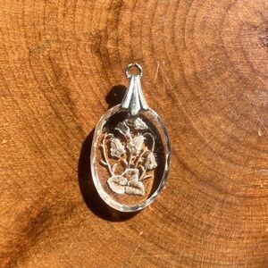 Vintage Bellflower Intaglio Pendant